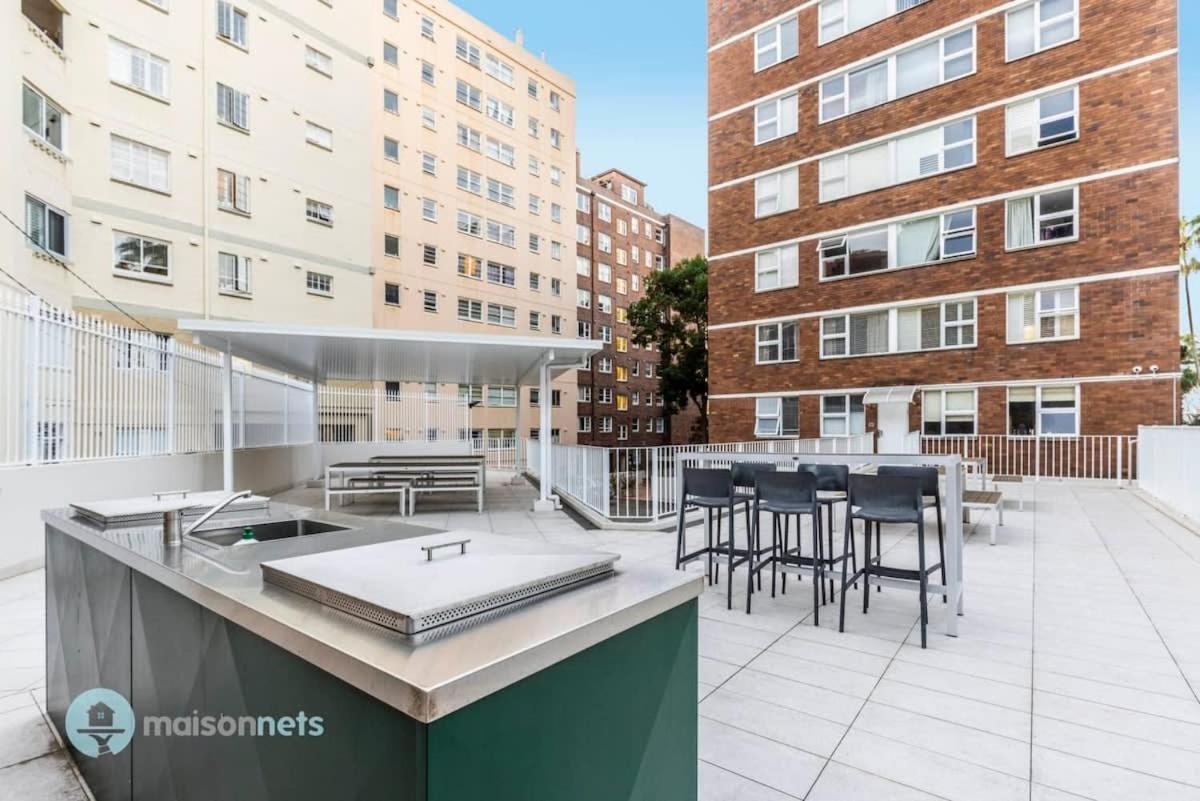 Studio Apt With Parking Balcony & Water Views 시드니 외부 사진